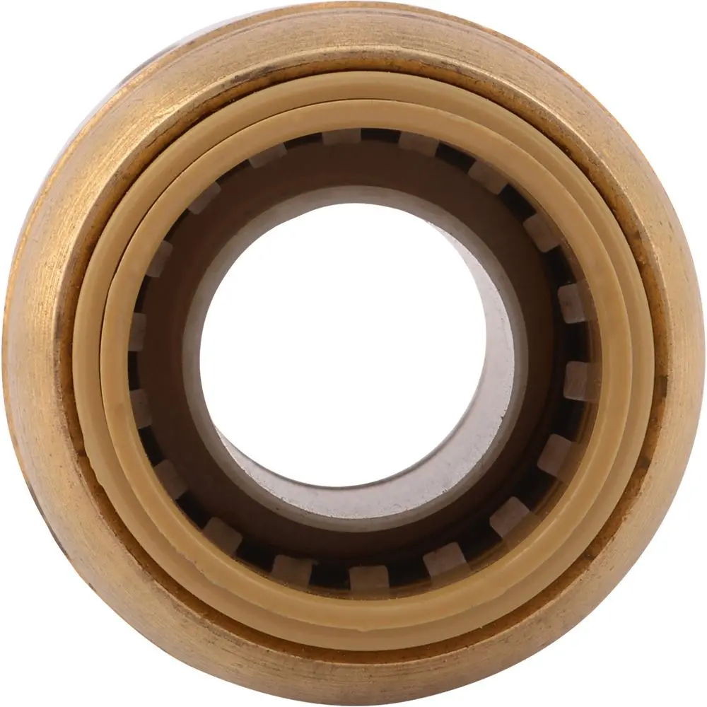 Sharkbite® U092lf Lead-Free Brass Push-To-Connect Female Adapter - 3/4" X 1/2" Fpt Bullnose 2