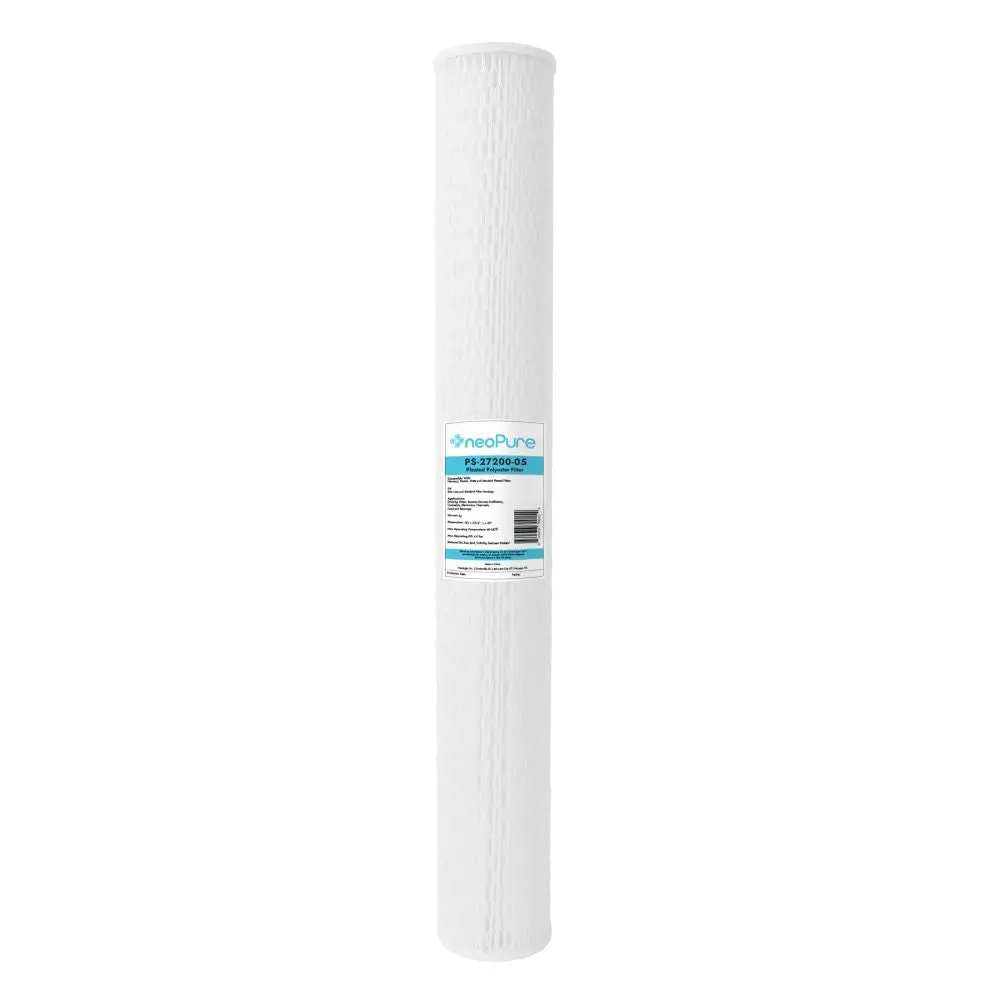 Neo-Pure Ps-27200-05 20" High Efficiency Pleated Filter 5 Micron 1