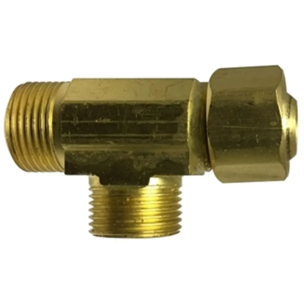 Brass Lf 773 3/8"X3/8"X1/4" Swivel Tee 1