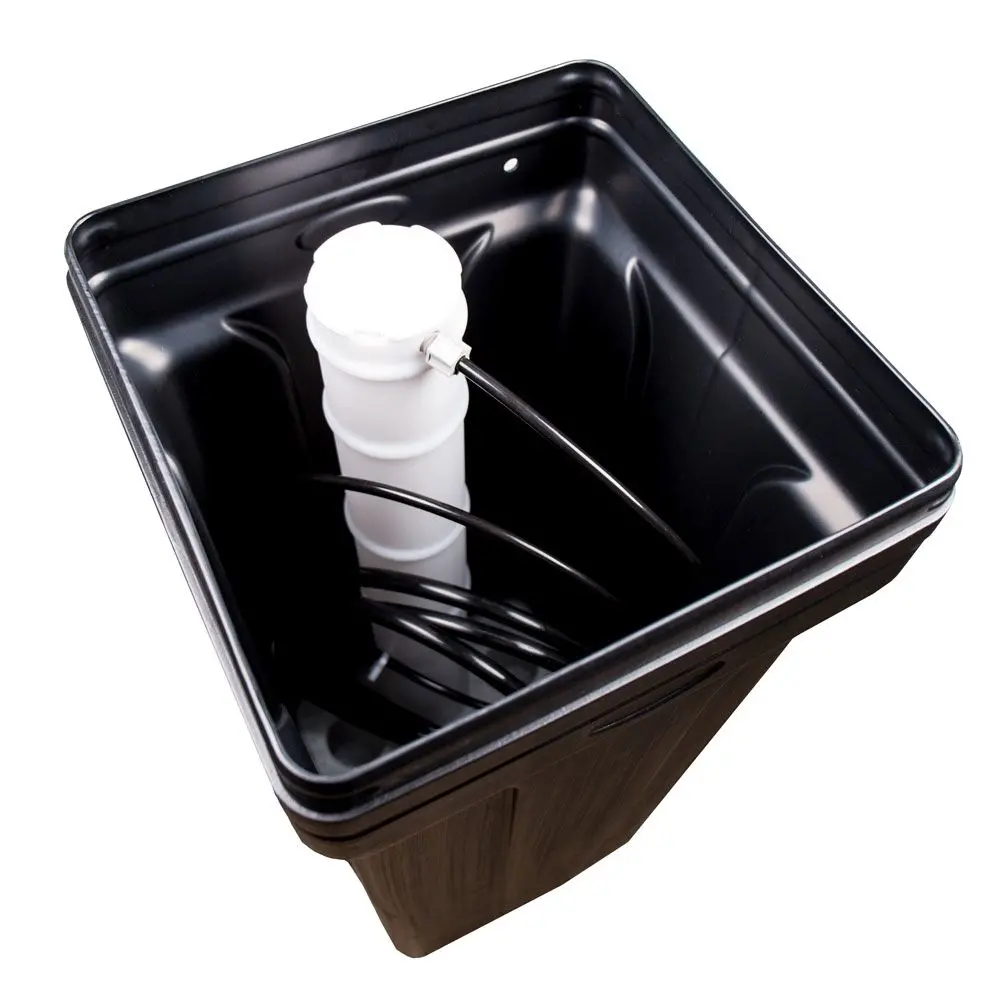 Replacement Water Softener Brine Tank 14.75" X 34.25" Square, Black 1