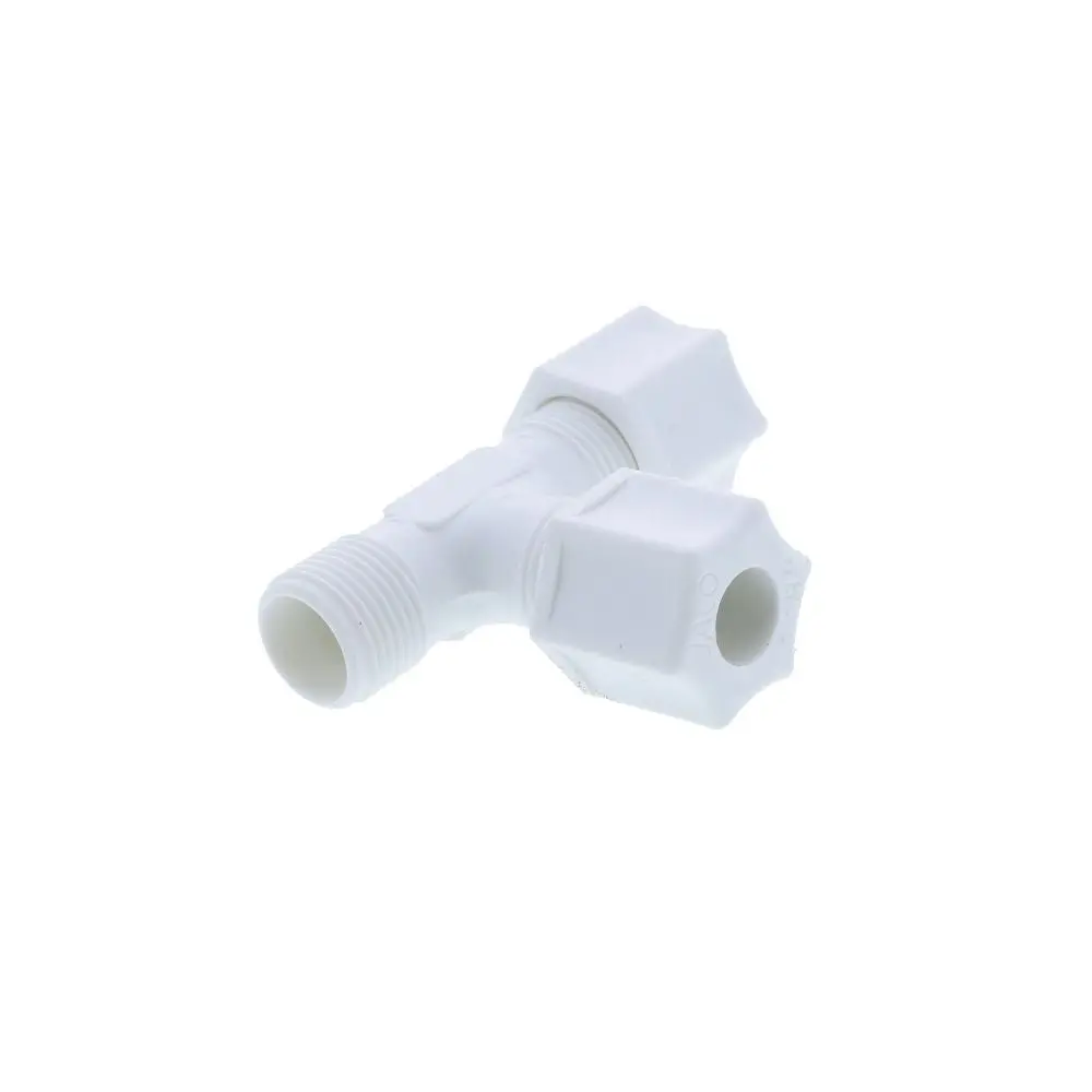 Jaco 75-4-2-P-O Polypropylene Male Run Tee 1/4 Od Tube X 1/8 Mpt 2