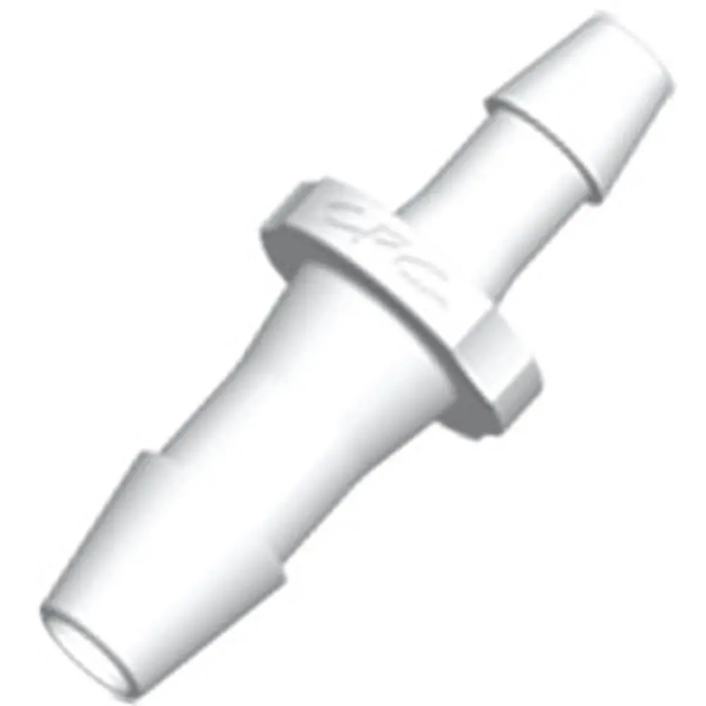 Fitquik Polypropylene Tube To Tube Straight Reducer Fitting - 1/4 Id X 3/16 Id 1