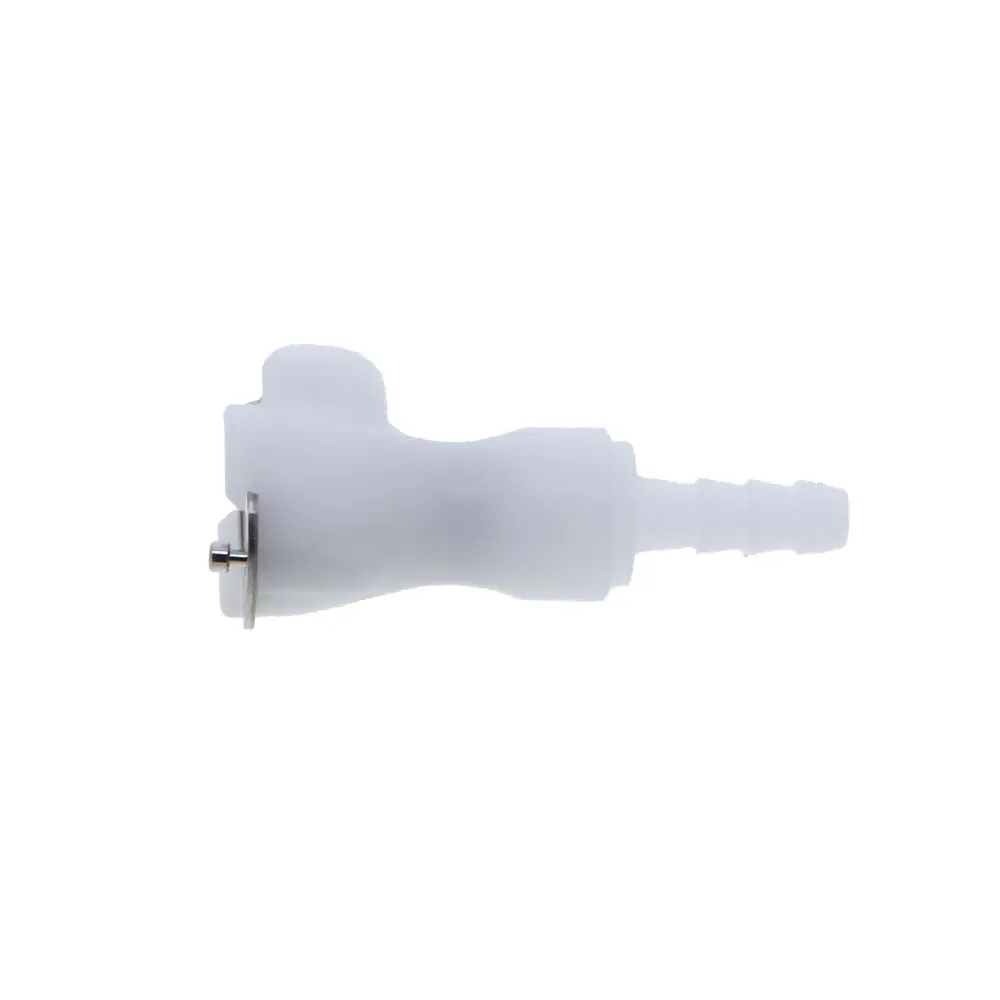 Pmcd1703v Valved In-Line Hose Barb Coupling Body 3/16" Id Barb Fkm (Viton) O-Rings 3