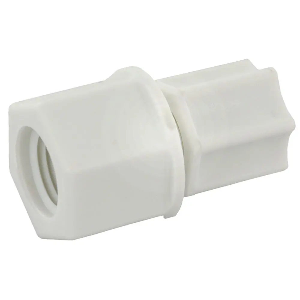 Jaco 25-6-8-P-Pg Polypropylene Female Connector 3/8 Od Tube X 1/2 Fpt 1