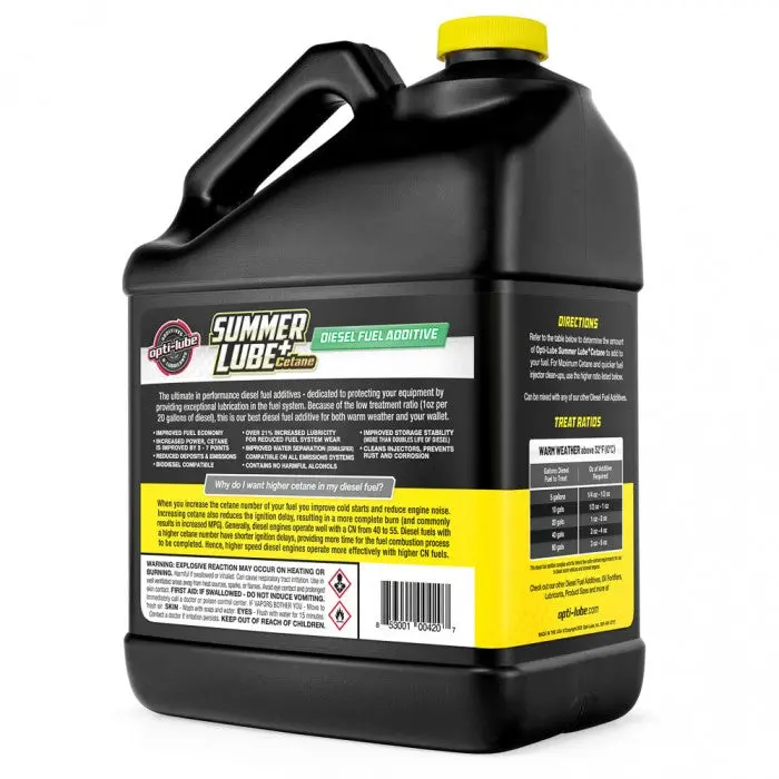Opti-Lube Summer Blend Gallon With Accessories 2