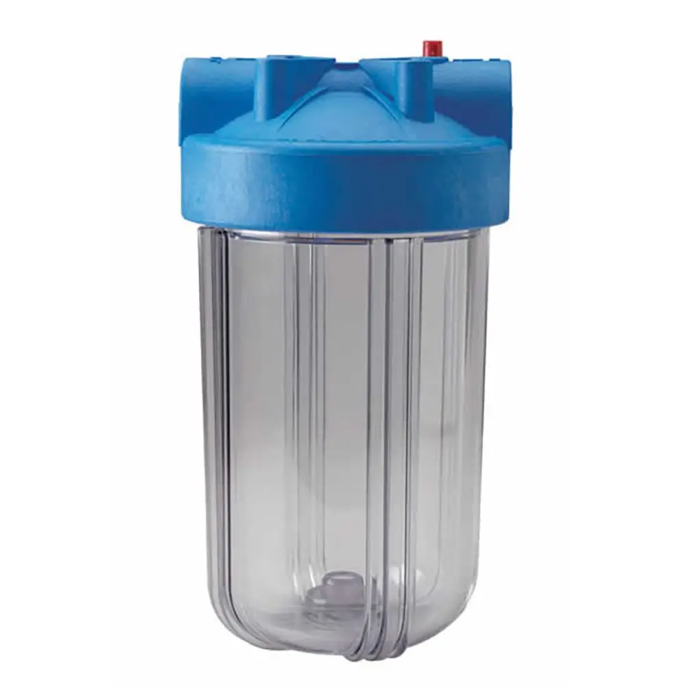 Pentek 10" Blue Cap With Clear Sump 1" Npt With Pr 1