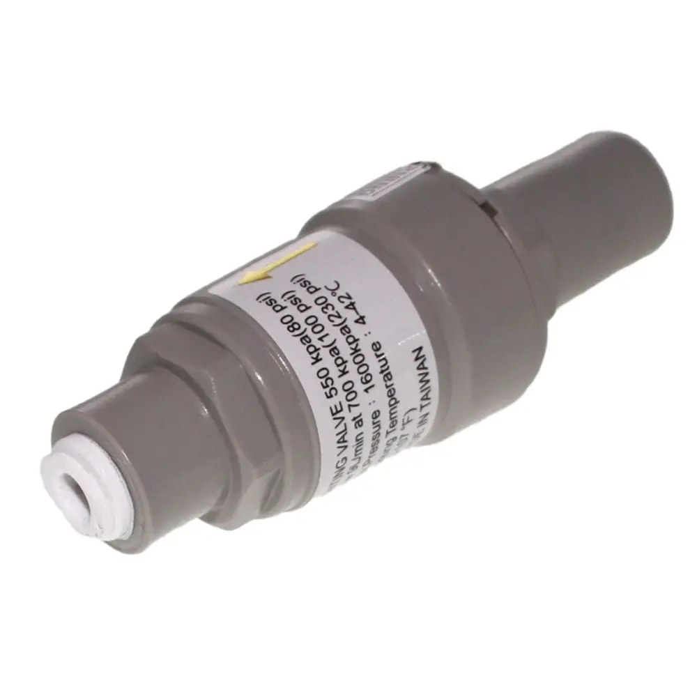 Neo-Pure Pressure Regulator W/ Dual Check Valve 3/8" Qc, 40 Psi 1