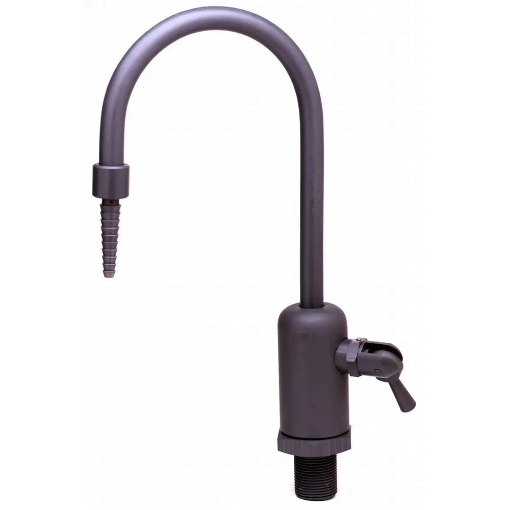 T&S Brass Bl-9515-01 Deck Mount Pvc Lab Faucet With Dual Lever Handle, Rigid Gooseneck, 3/8" Fnpt Inlet 1
