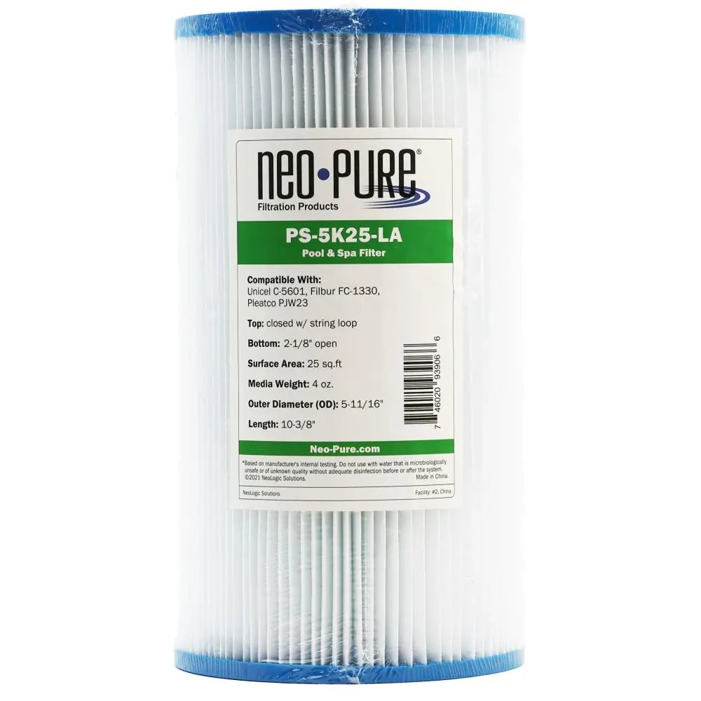 Neo-Pure Ps-5K25-La Pool And Spa Filter 5-11/16" X 10-3/8" 1