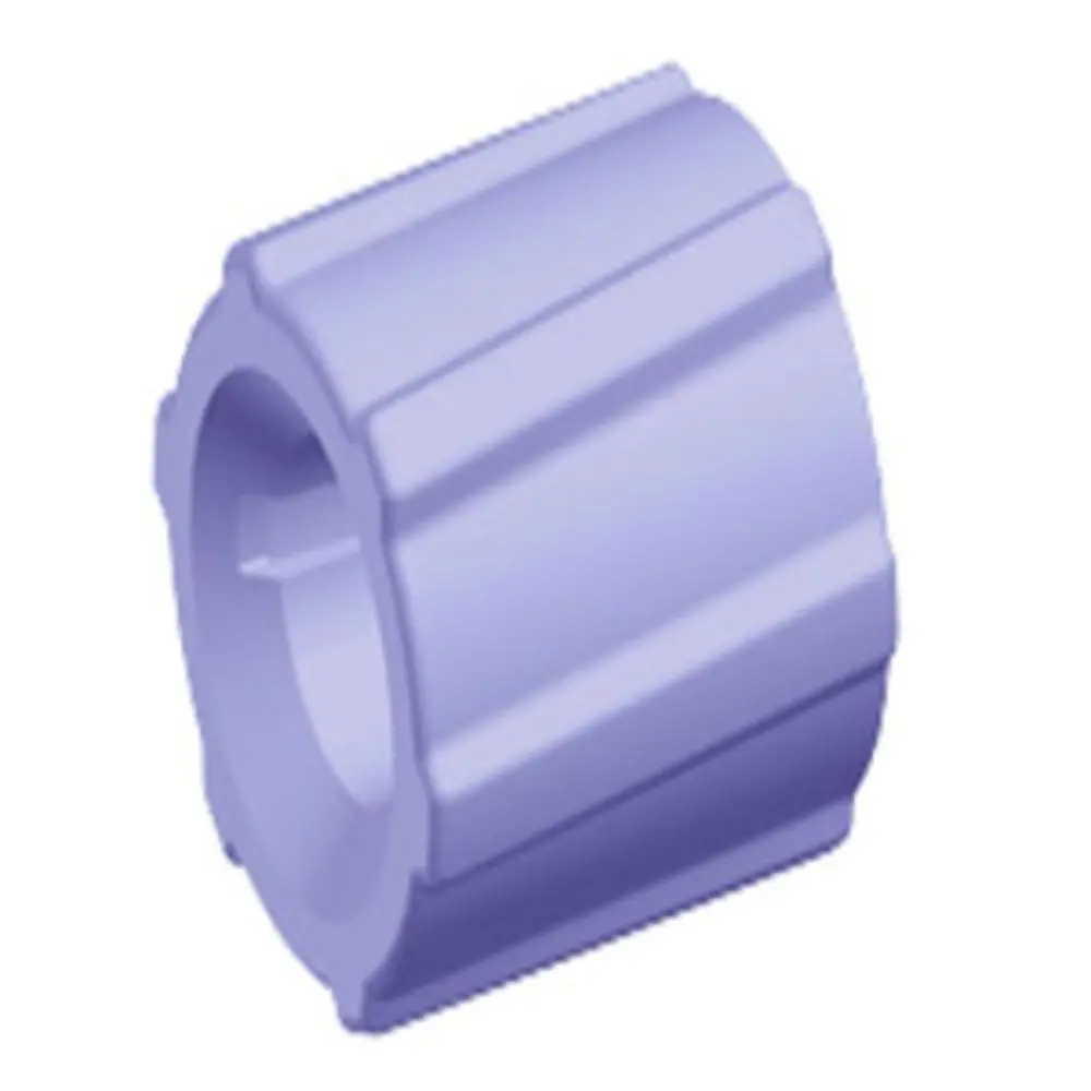 Lmsr91 Purple Tint Polycarbonate Rotating Luer Lock Rings 1