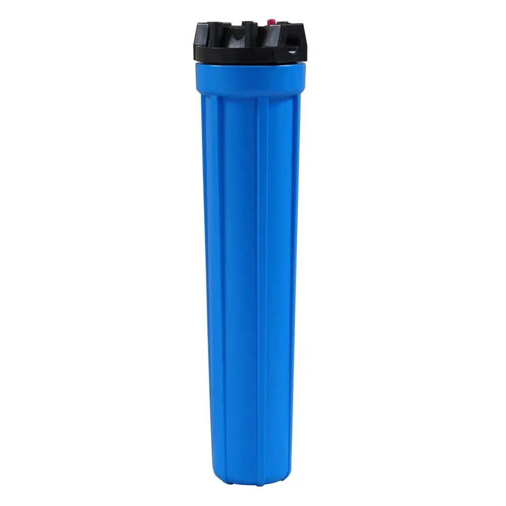 Watts Fh8000bl34pr 20" Standard Filter Housing Black/Blue W/ Pr - 3/4" Fpt 1