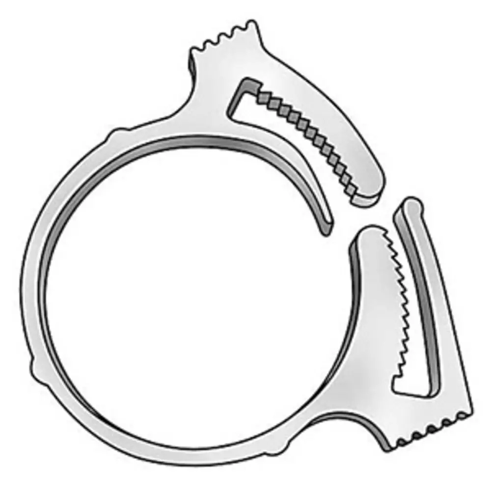 Hose Clamp Nylon W/ Snap Grip 1-19/32" (For 1.593 To 1.812" Od) 1