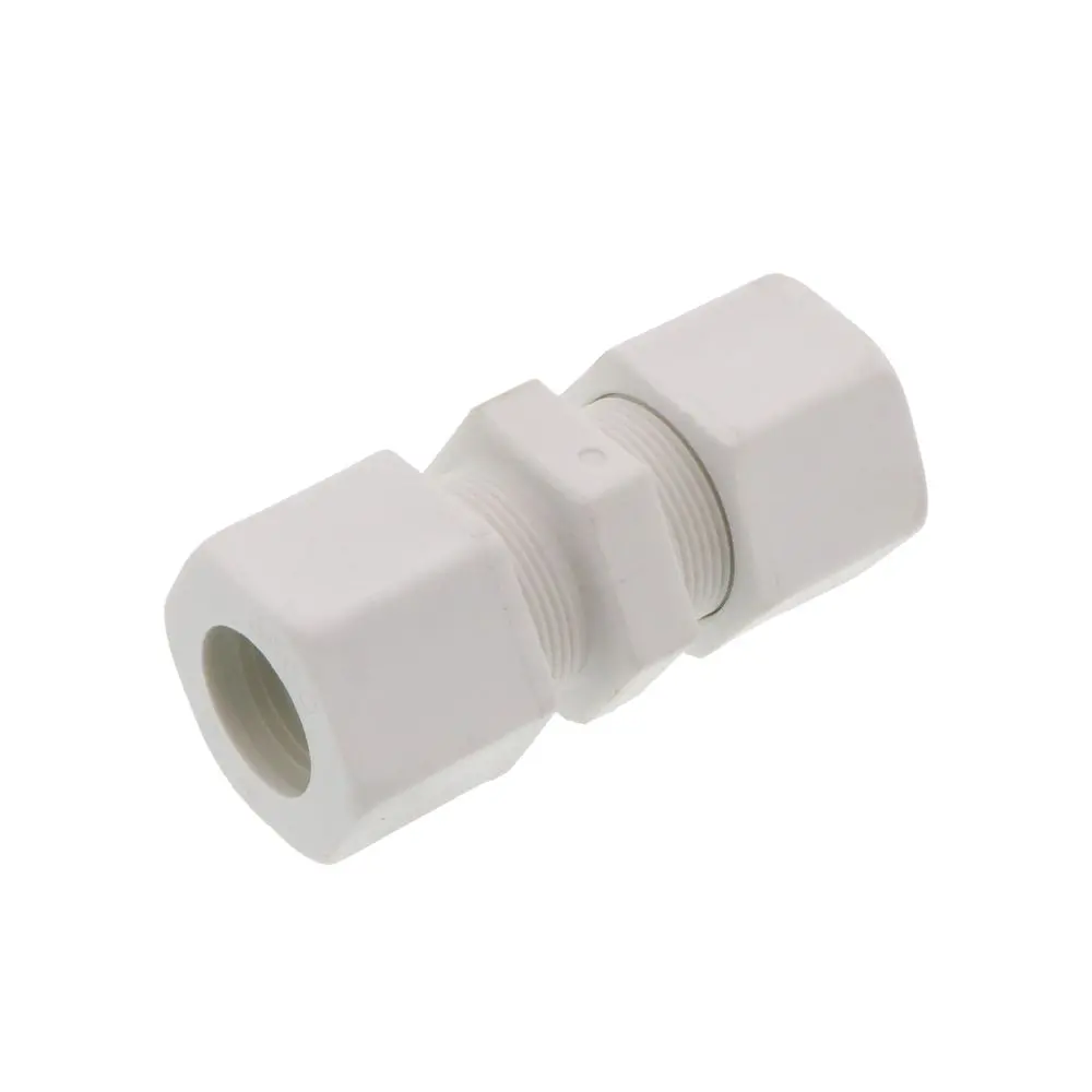 Jaco 15-12-P-Pg Polypropylene Union Connector 3/4 Od Tube X 3/4 Od Tube 1