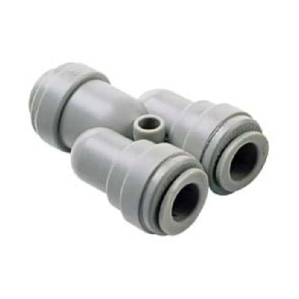 Dmfit Two Way Divider - 3/8 Push-In (In) X 5/16 Push-In (Out) 1