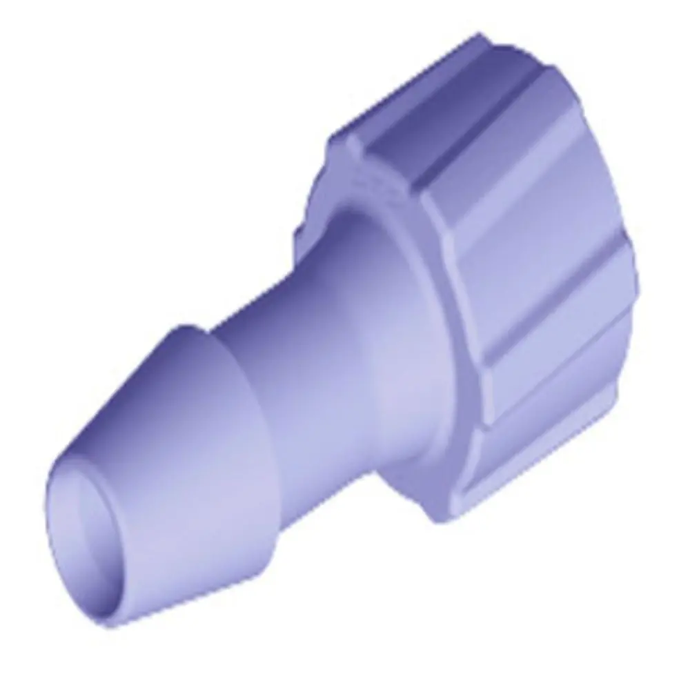 Lm6191 Luer Fitting Purple Tint Polycarbonate Male Luer X 3/16 Hb 1