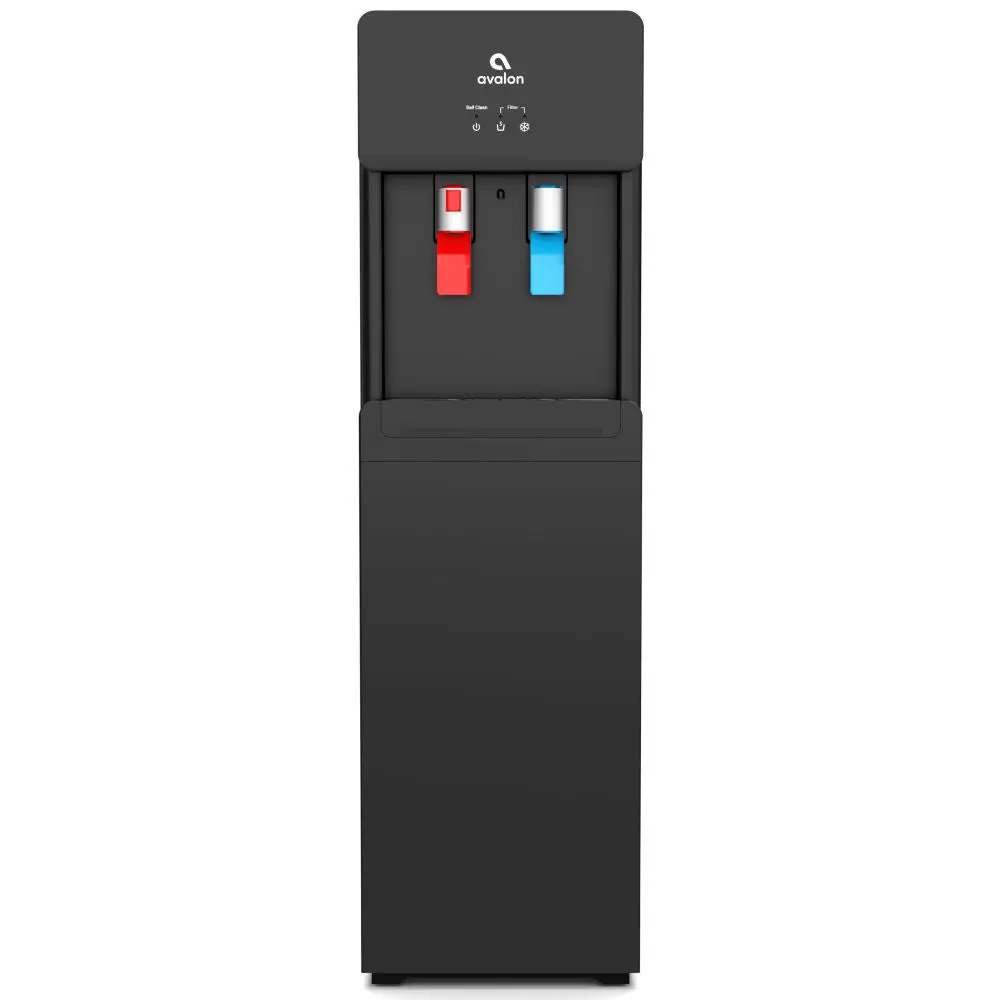 Avalon Self Cleaning Bottleless Water Cooler Dispenser - Hot & Cold Water, Child Safety Lock, Innovative Slim Design - Ul/Energy Star Approved- Black 1
