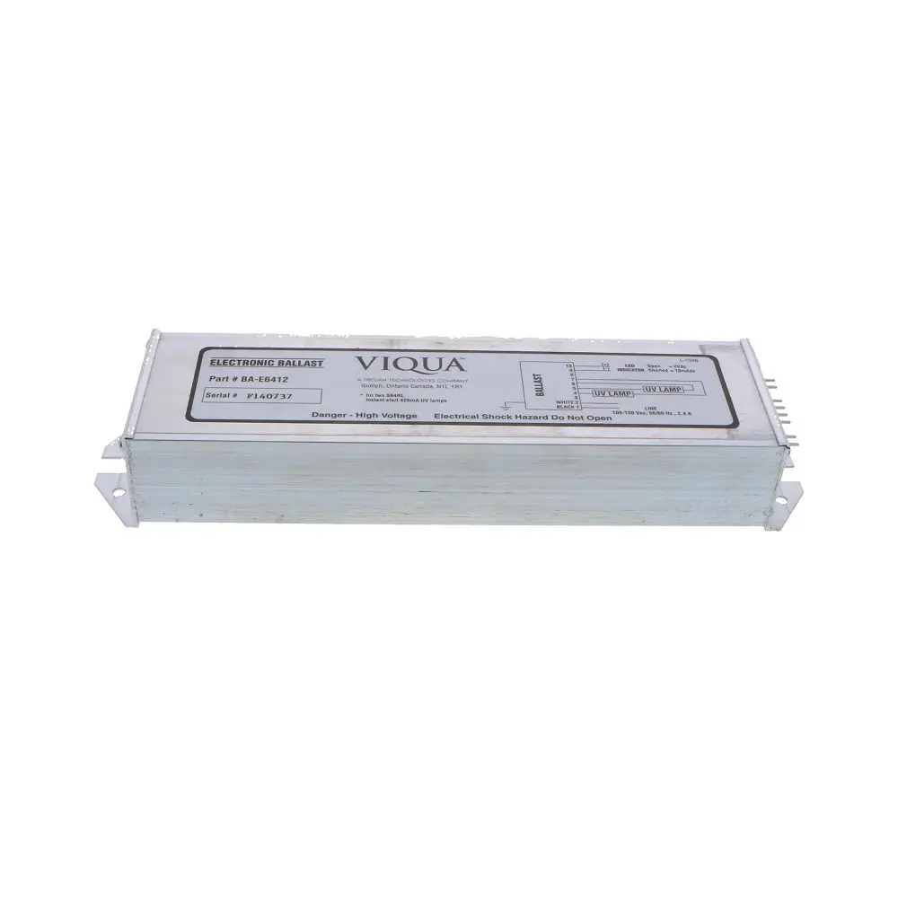 Sterilight Ba-E6412 Electronic Ballast For Suv 225P-800P, 100-130V/50-60Hz 2
