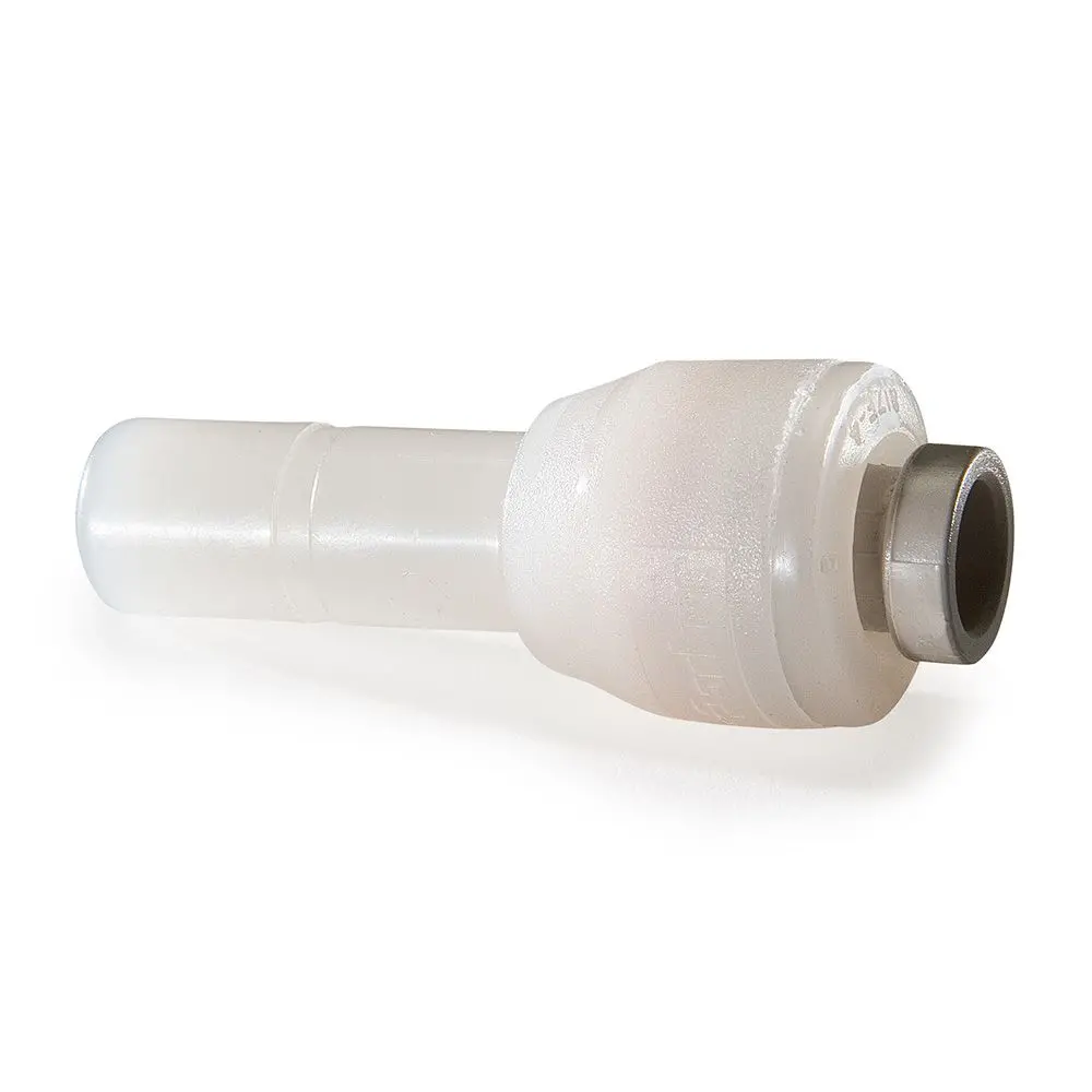 Kynar Pvdf Stem Connector - 1/4 X 3/8 Stem 1
