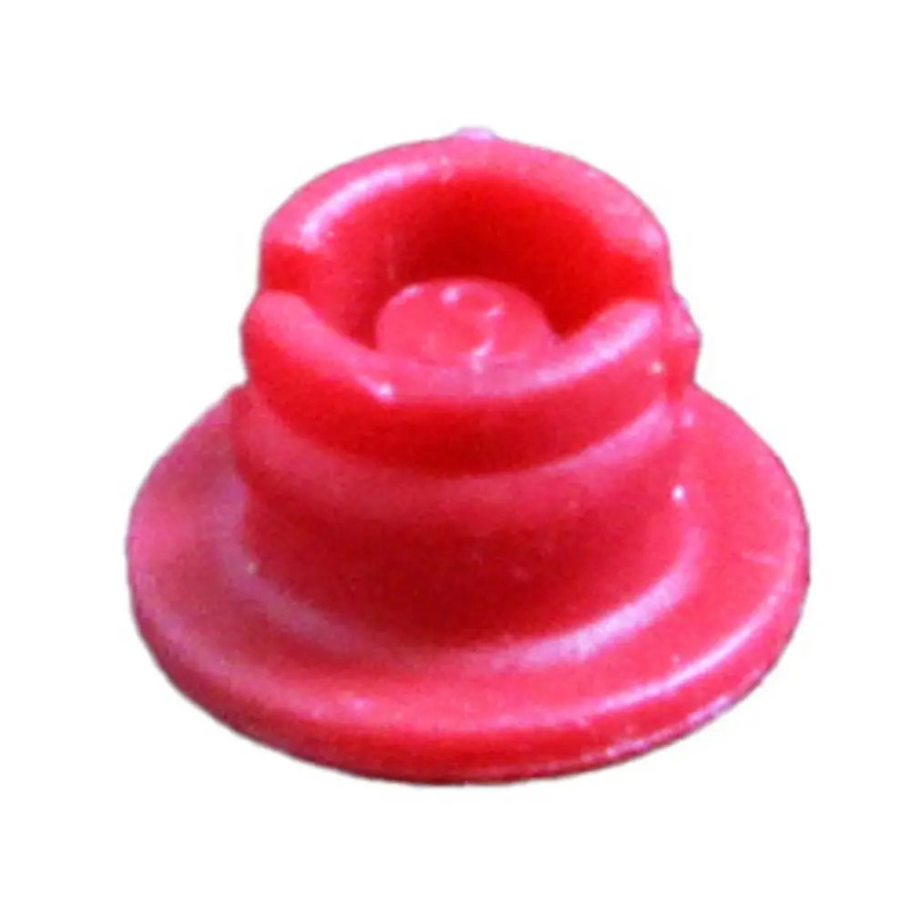 Colder Dqproplugred01 Colored Button Plug For Drum Insert, Molded Red 1