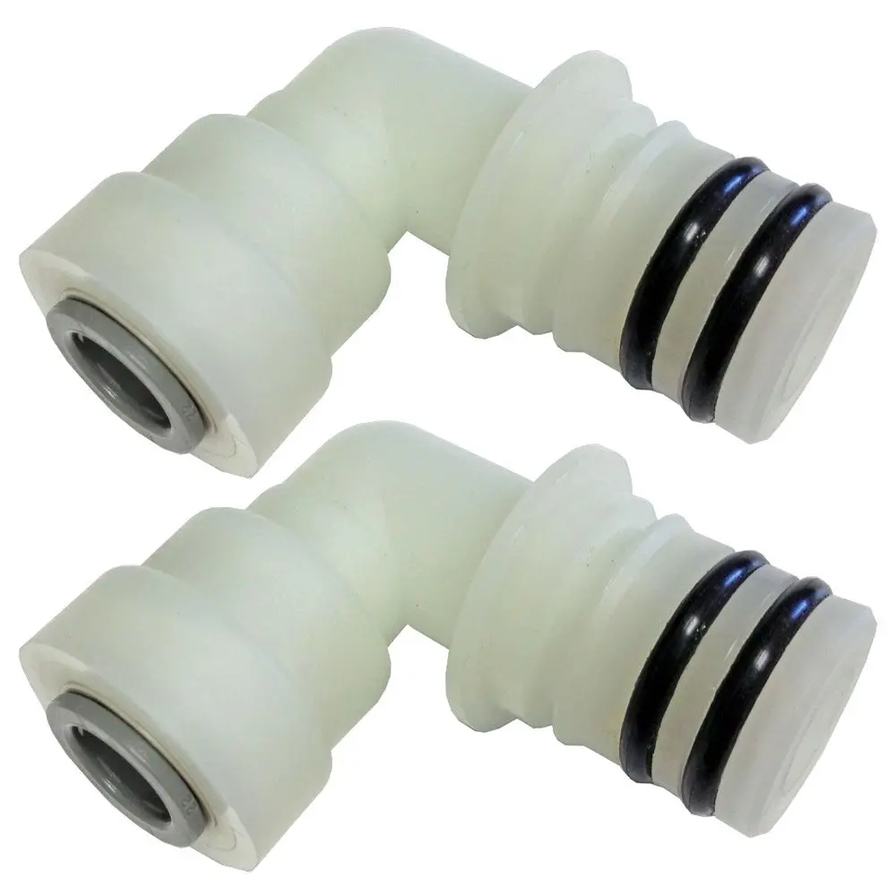 3/4 Quad Port 90 Deg Elbow X 1/2 Od Jg Push-In Fittings 1