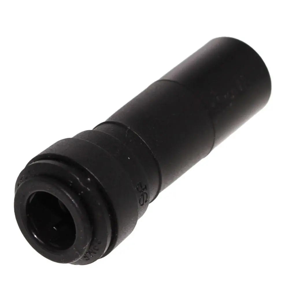 John Guest Reducer Stem Black Polypropylene - 5/8 Stem X 3/8 1