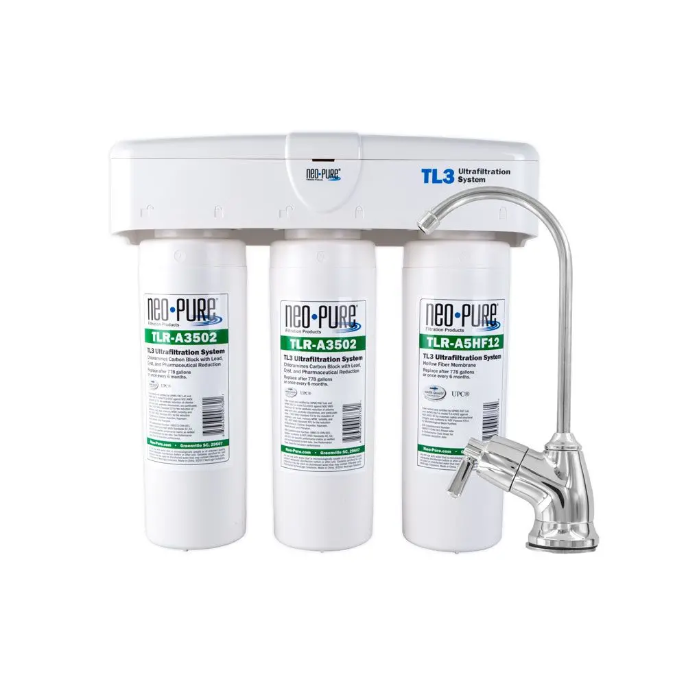 Neo-Pure Tl3-A502 Ultrafiltration System - Chrome Faucet 1