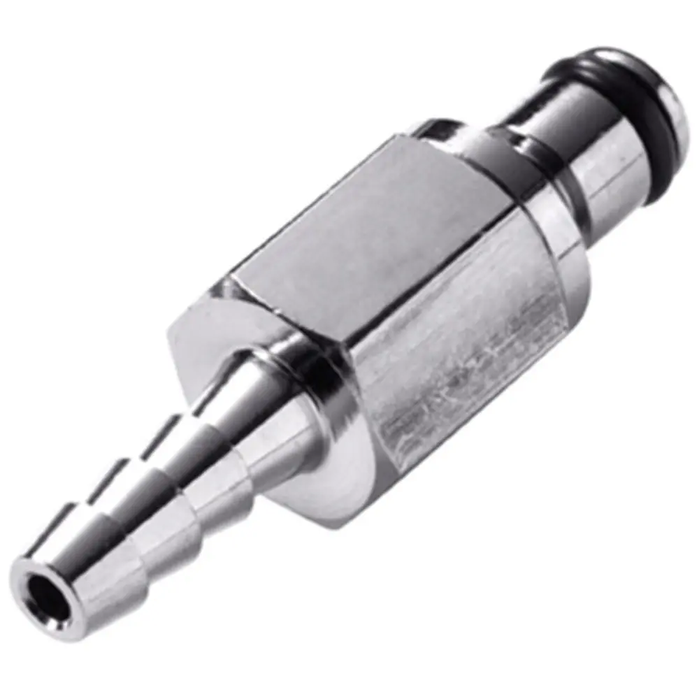Mcd2203v Valved In-Line Hose Barb Coupling Insert 3/16" Id Barb Fkm (Viton) O-Rings 1