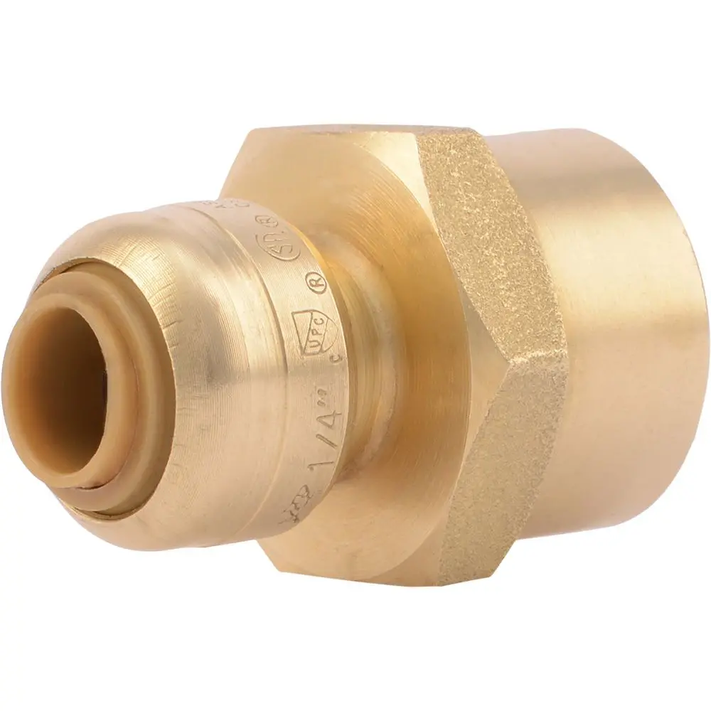 Sharkbite® U066lf Lead-Free Brass Push-To-Connect Female Adapter - 1/4" X 1/2" Fpt 1