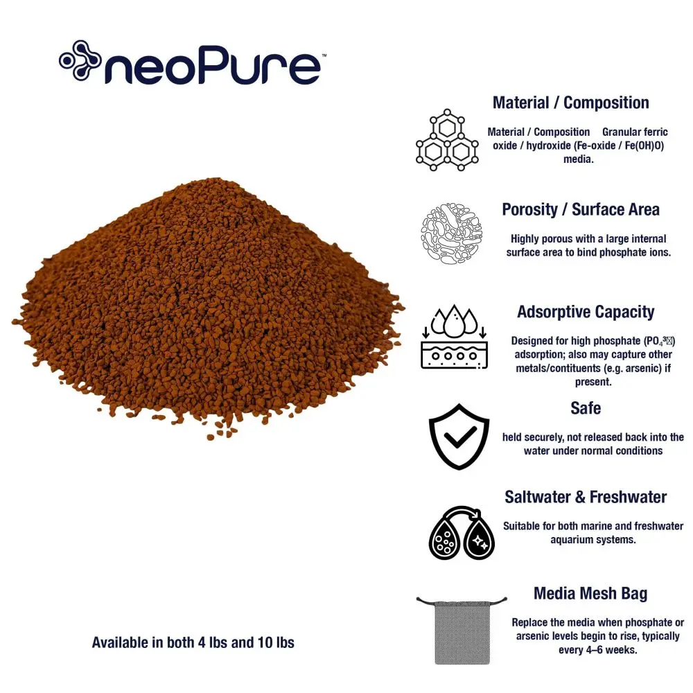 Granular Ferric Oxide (Gfo) Phosphate And Arsenic Reduction Media 2