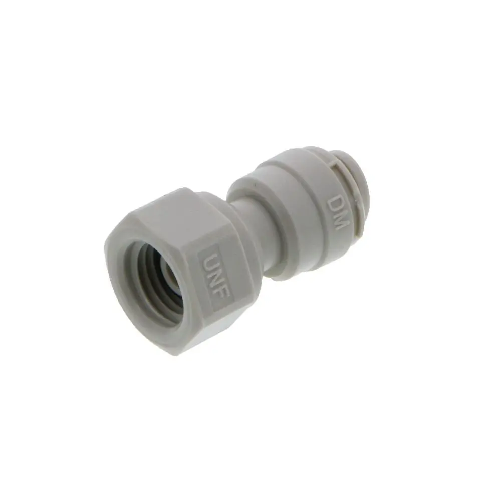 Dmfit Female Flare Adapter - 1/4 Push-In X 7/16-20Unf- Cone Type 1