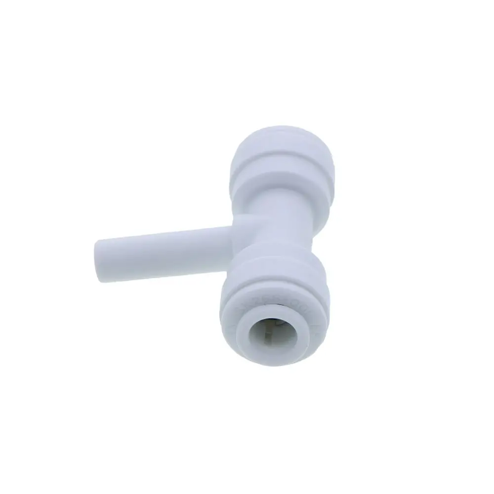 Branch Stem Tee - 3/8 Qc X3/8 Qc X 3/8 Stem; White 2