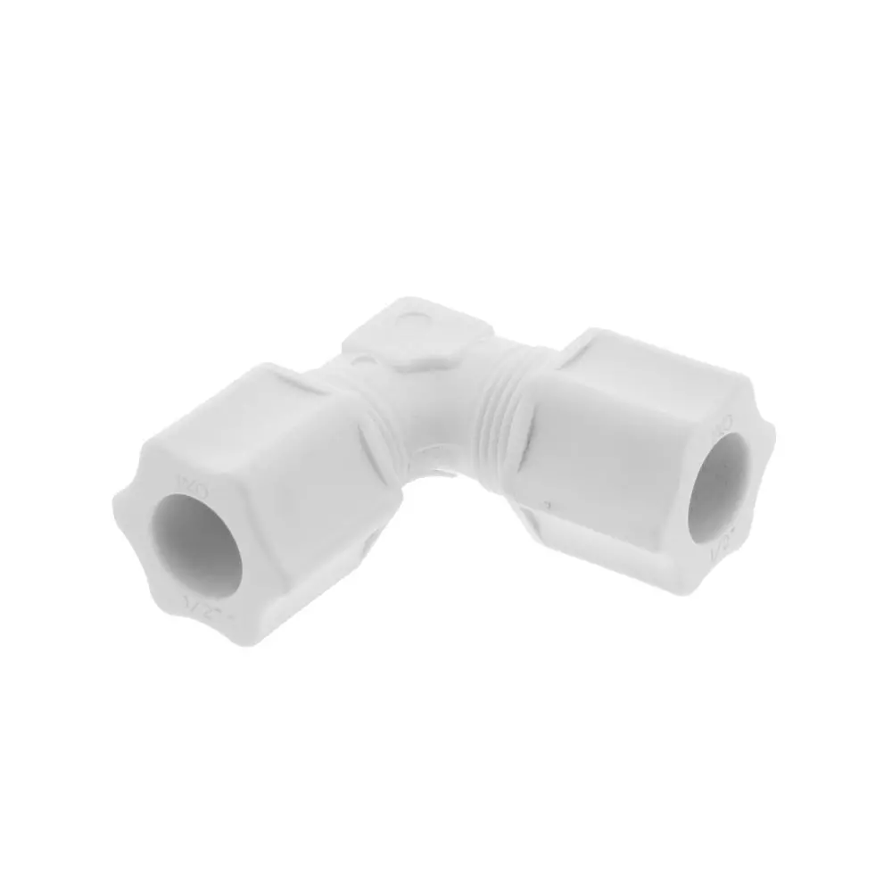 Jaco 50-8-P-O Polypropylene Union Elbow 1/2 Od Tube X 1/2 Od Tube 1