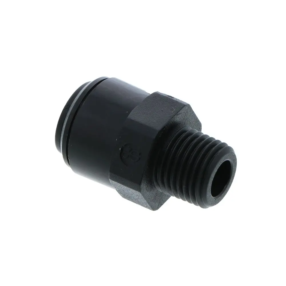 John Guest Male Connector Black Acetal - 10Mm X 1/4 Bspt 2