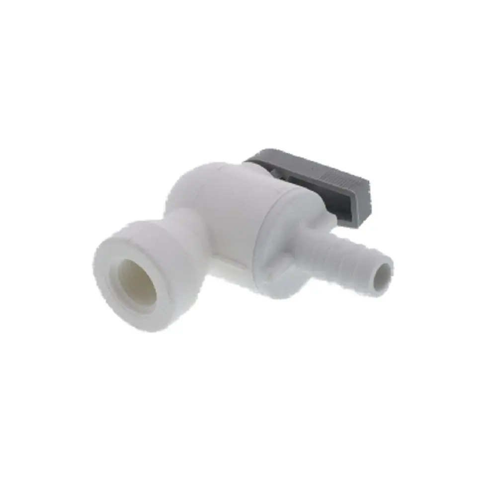 Parker Liquifit Par-Barb Valve Female Elbow - 3/8 Id Barb X 1/4 Fpt 2