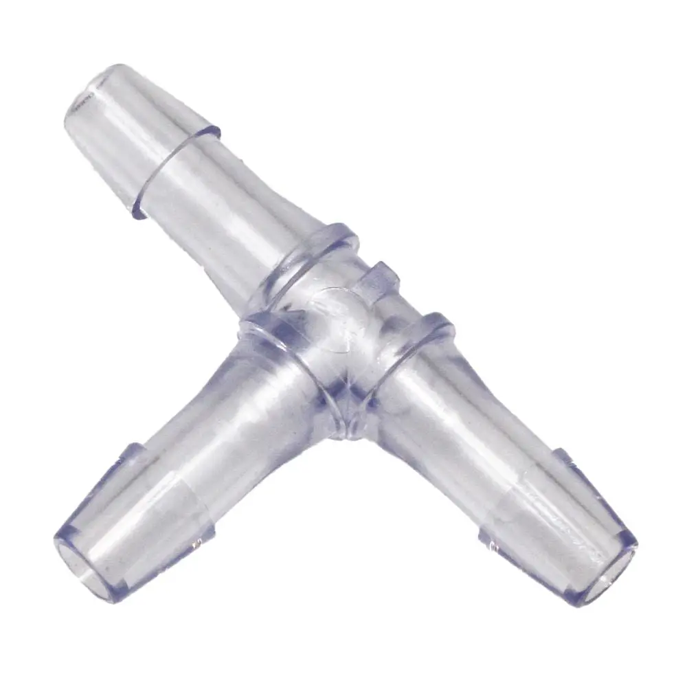 Colder Ht3 Tee Fitting, 3/32 Hb X 3/32 Hb X 3/32 Hb, Natural Polypropylene 1