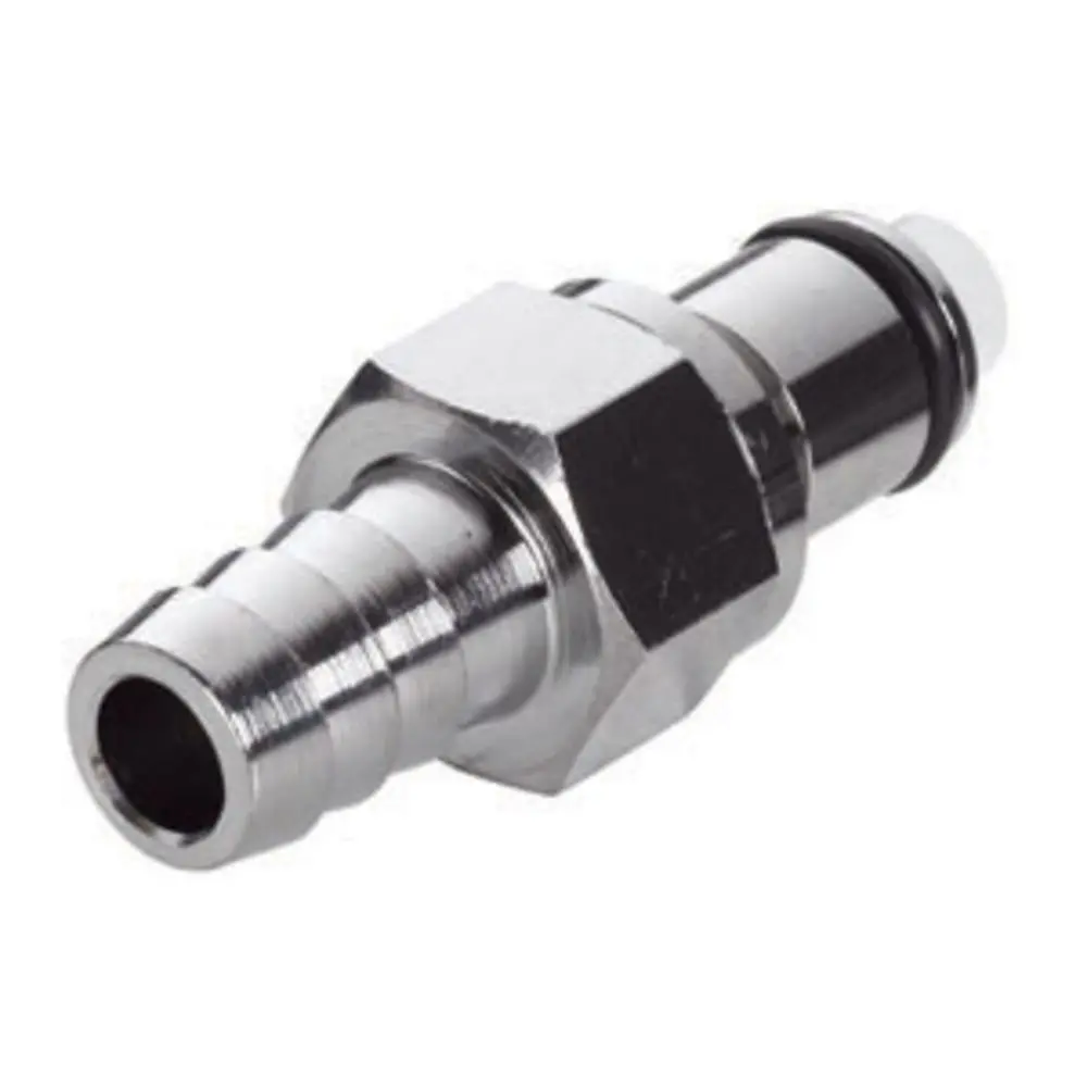 70500 Nsf Valved In-Line Hose Barb Coupling Insert 1/4 Id Barb 1