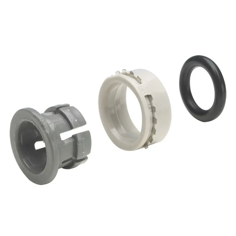 John Guest Plastic Half Cartridge - 3/8 Gray Single Nitrile O-Ring 1
