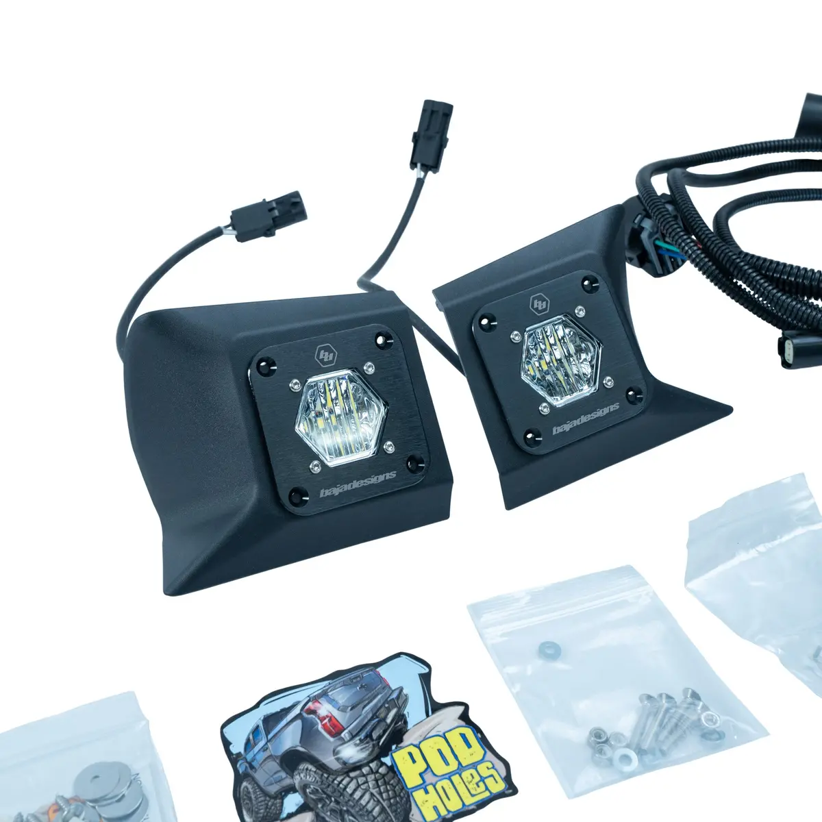 Pod Holes Bumper Step Light Kit, 2020-2026 L5p 1