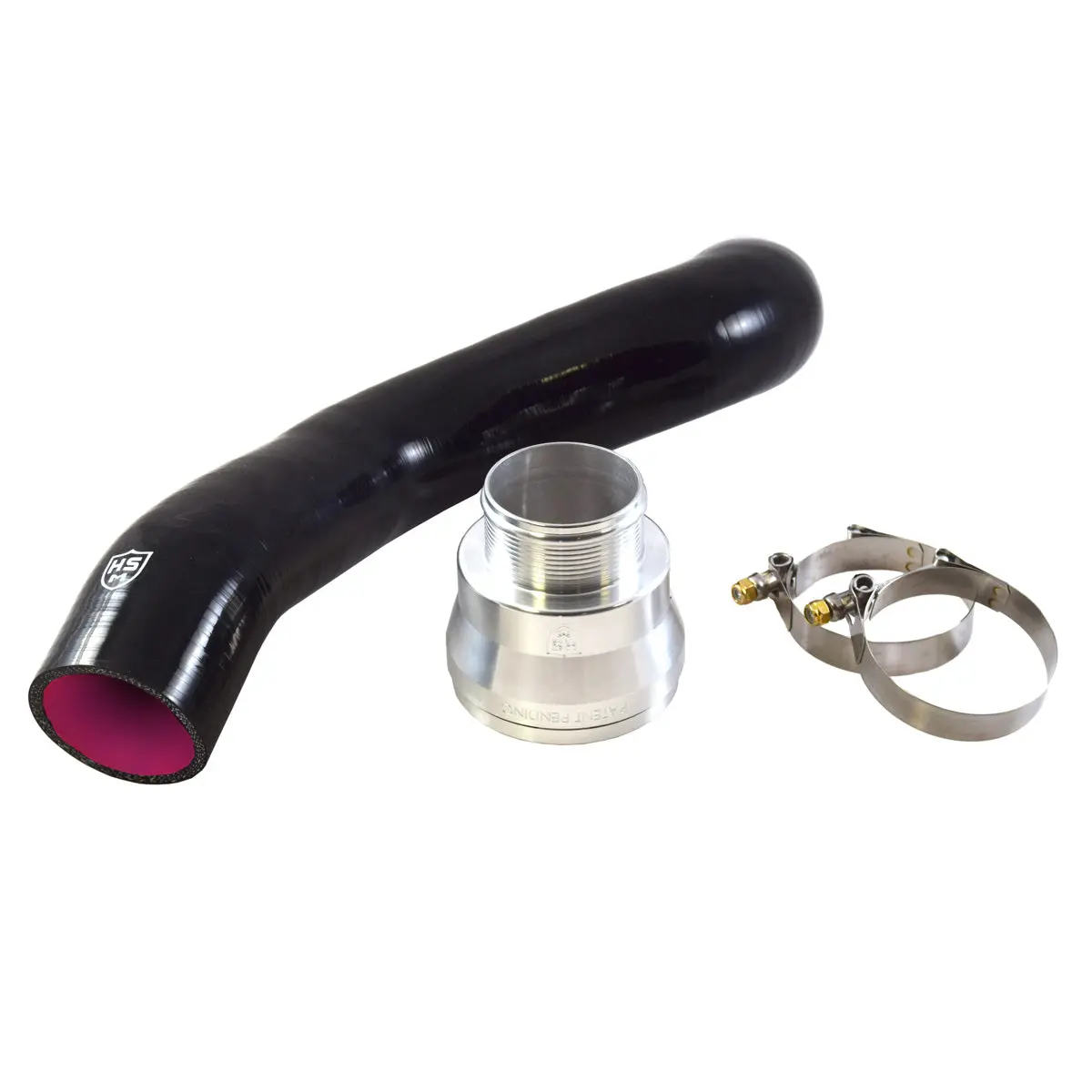 H&S Motorsports 2017-2025 Ford 6.7L Silicone Intercooler Pipe Upgrade Kit 1