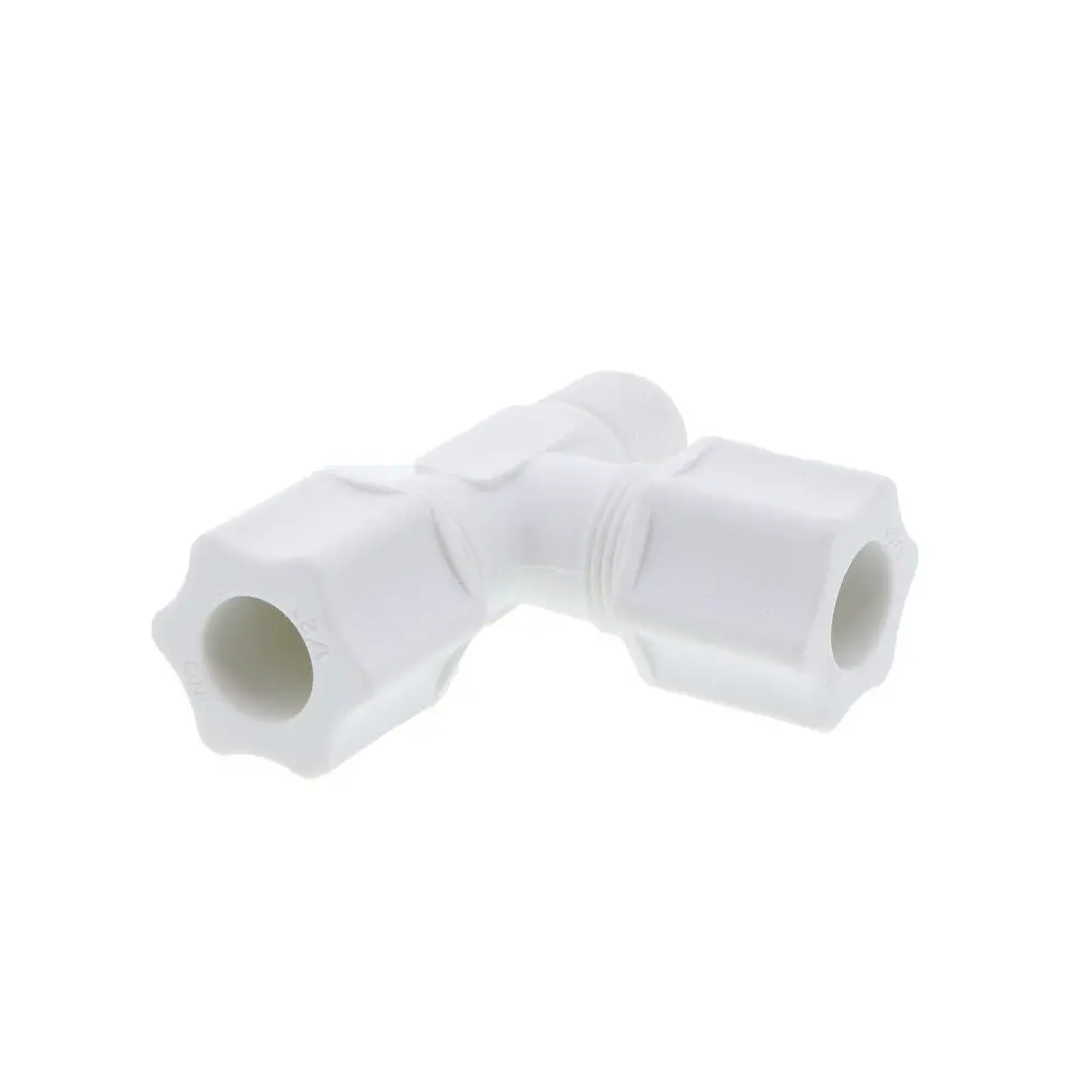 Jaco 75-8-6-P-O Polypropylene Male Run Tee 1/2 Od Tube X 3/8 Mpt 2