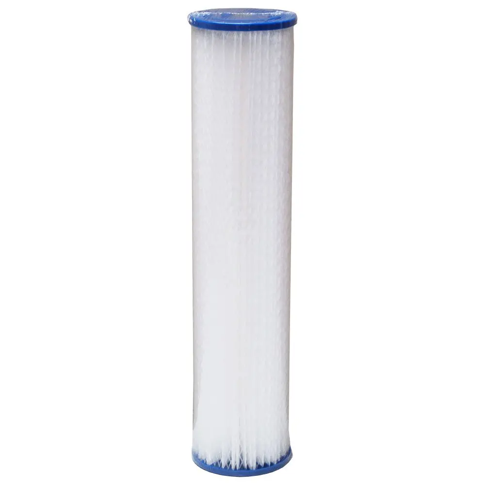 Harmsco® Ppfs-Bb-20-1 20" Calypso Blue Poly-Pleat Fail Safe Filter 1 Mic Abs 1