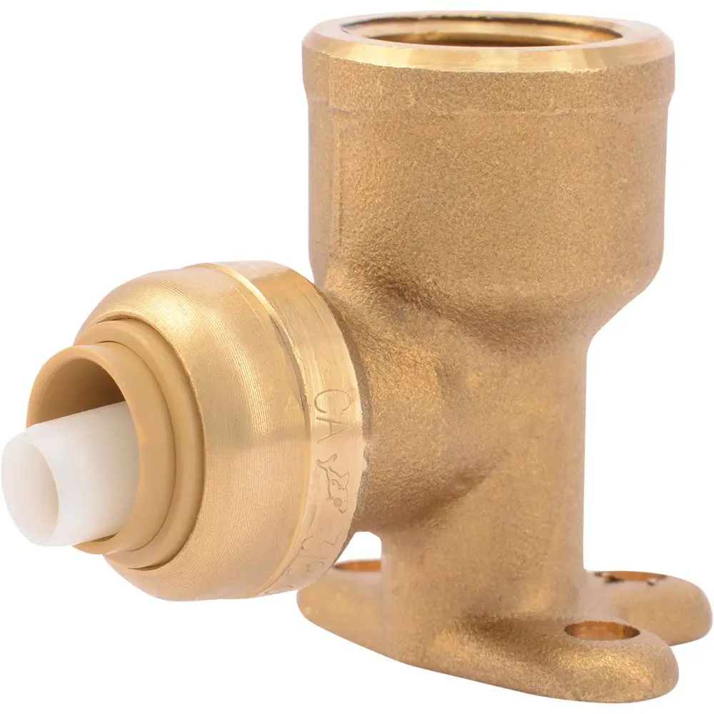Sharkbite® U332lf Lead-Free Brass Push-To-Connect Drop-Ear Elbow - 3/8" X 1/2" Fpt 1