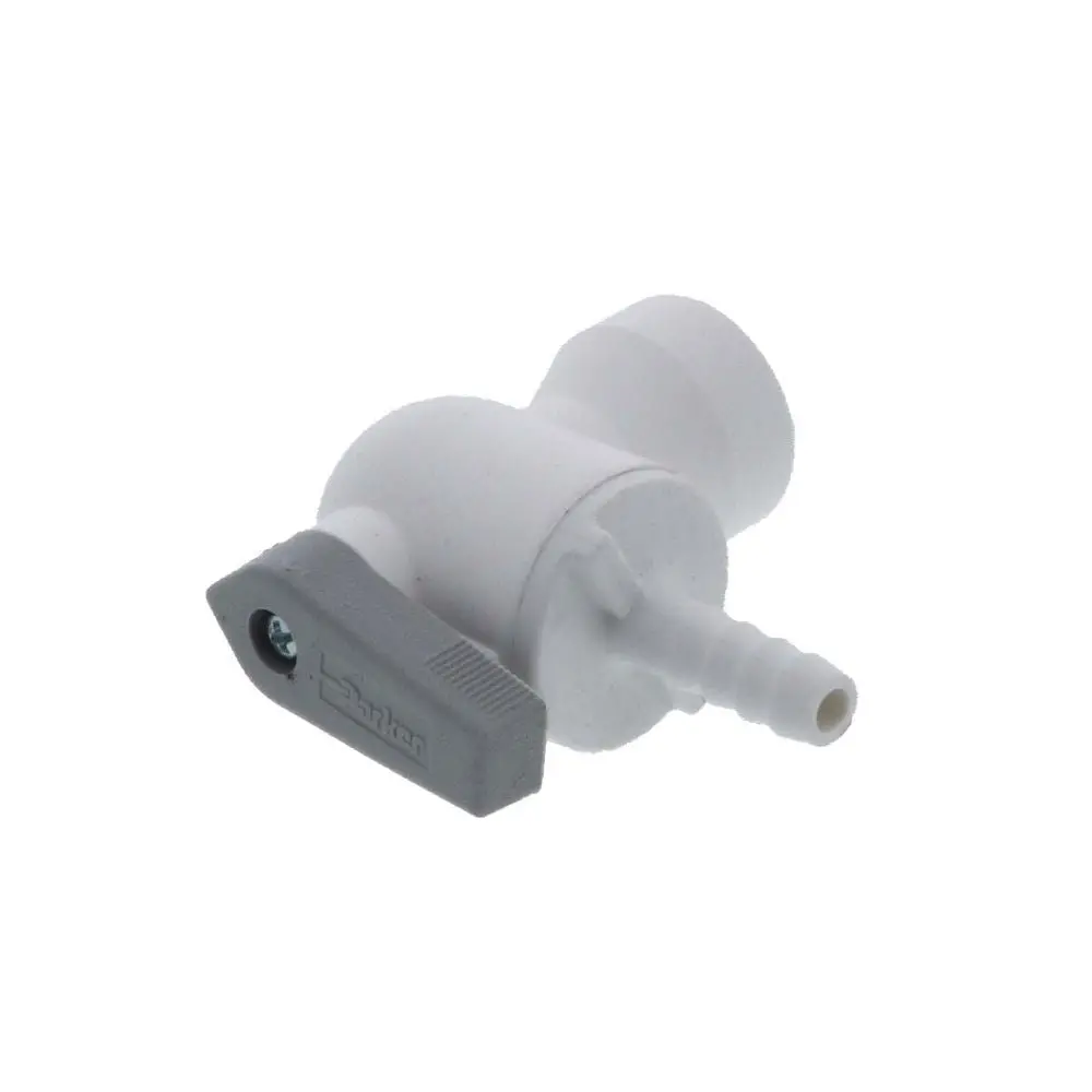Parker Liquifit Par-Barb Valve Female Elbow - 1/4 Id Barb X 1/4 Fpt 2
