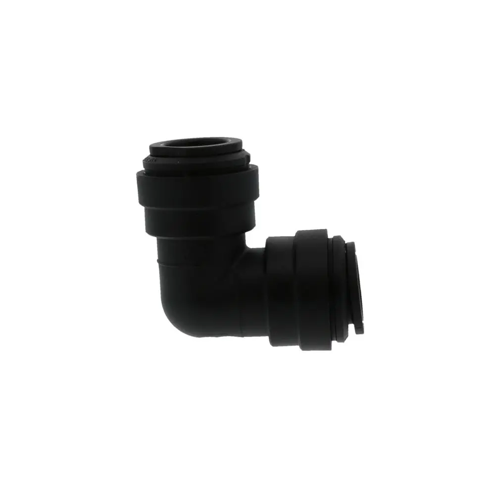 John Guest Union Elbow Black Polypropylene  - 1/2 1