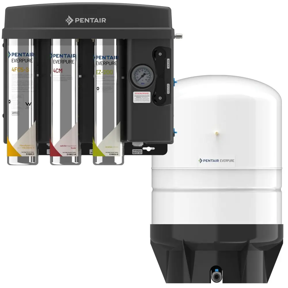 Everpure Ev9975-61 Ez-Ro System - 200 Gpd W/10 Gal Hydropneumatic Tank 1