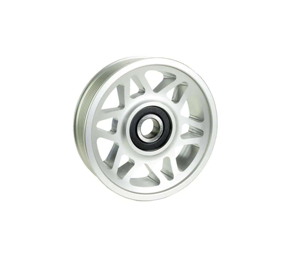 2003-2018 Cummins 4.5" Billet Idler Pulley Clear Anodized 1