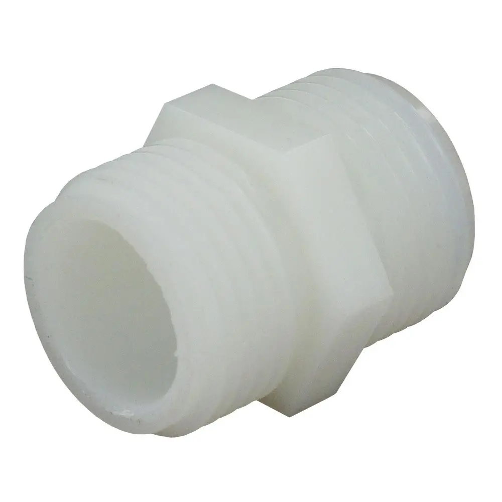 Garden Hose Hex Nipple Nylon - 3/4 Mght X 3/4 Mght 1