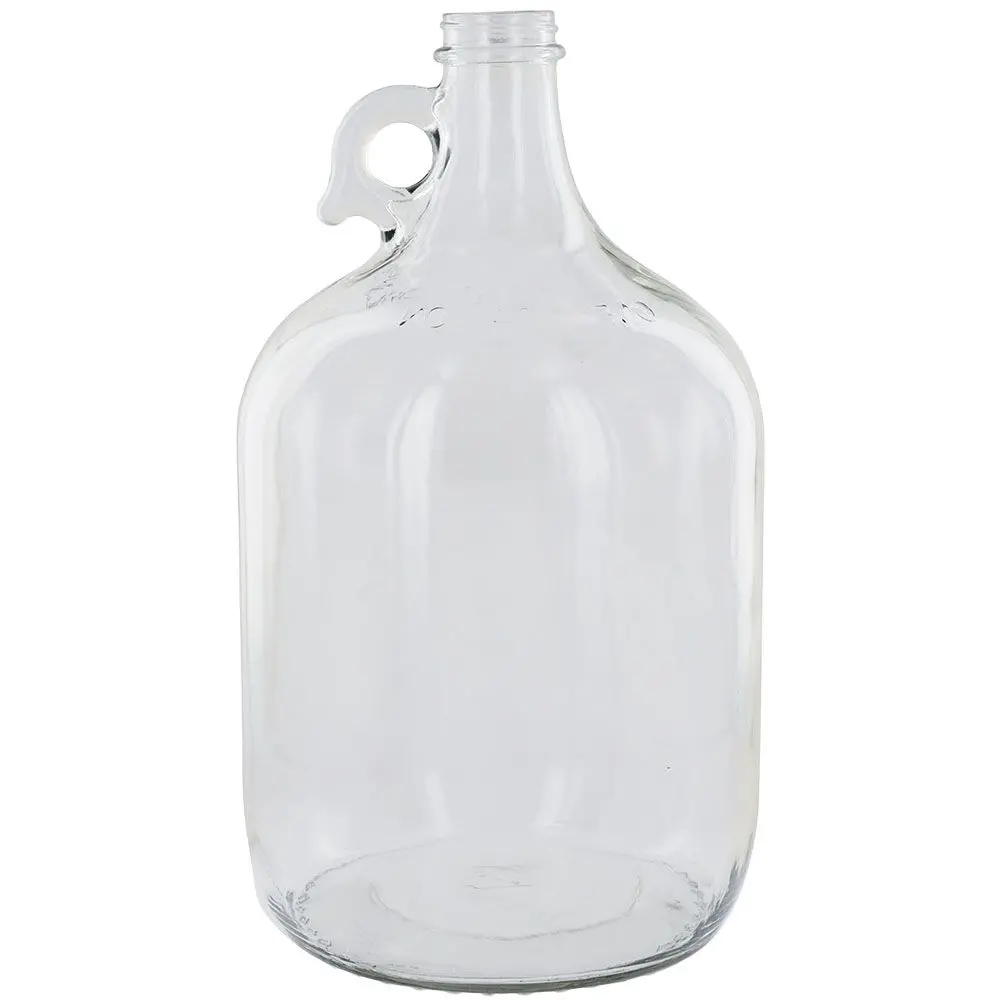 Clear 1 Gallon Glass Beer Growler Or Water Bottle Without Cap 1