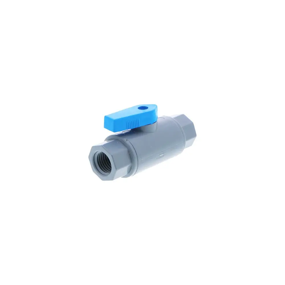 Smc Inline Ball Valve Pvc Barb - 1/4 Fpt X 1/4 Fpt 3