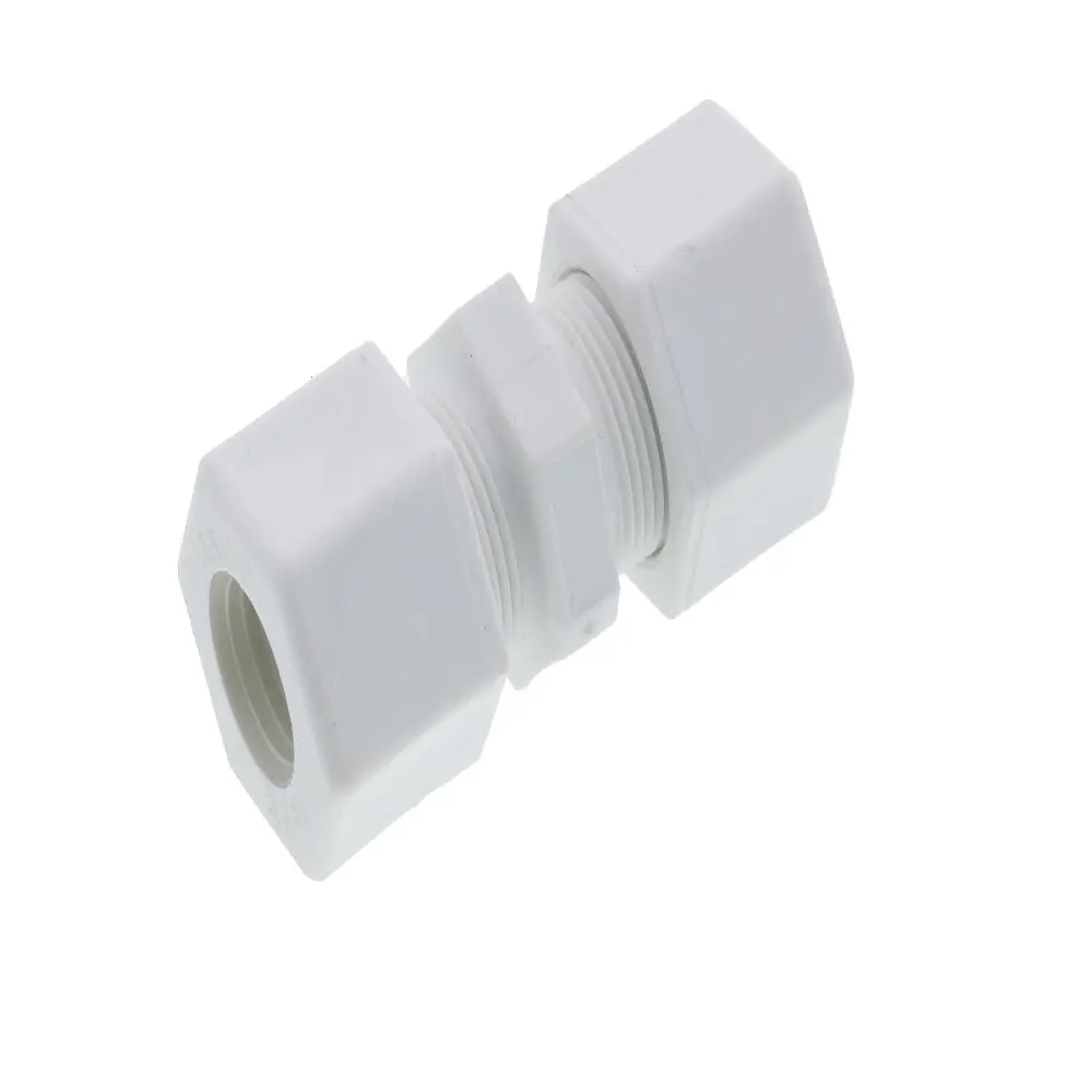 Jaco 15-14-P-Pg Polypropylene Union Connector 7/8 Od Tube X 7/8 Od Tube 2